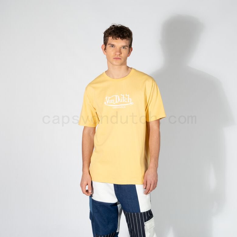 (image for) Von Dutch Originals -Lee T-Shirt, orange F0817888-01621 Billiger Kaufen